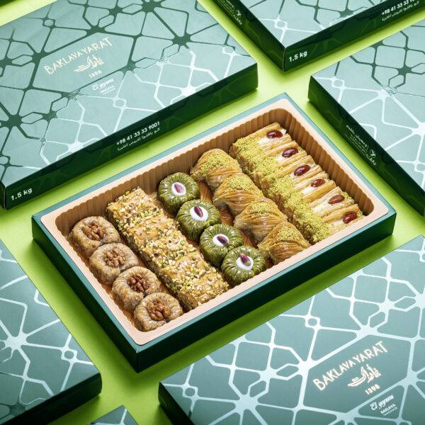 پرنس + میدیه گردو + بلبل پسته + آنتپ پسته + بلبل گردو